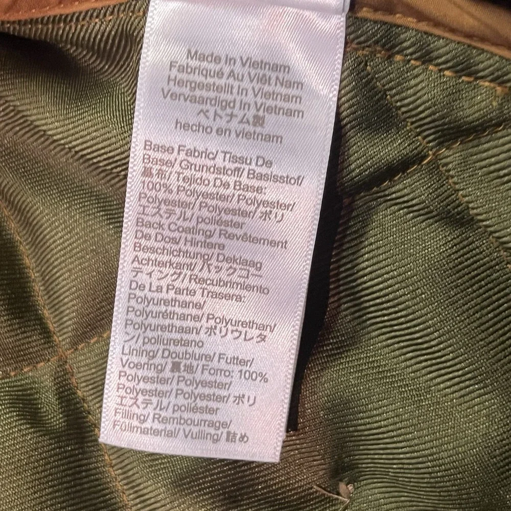 J Crew Walker‎ Quilted Vest XL Glazed Pecan Brown Lightweight Full Zip Casual